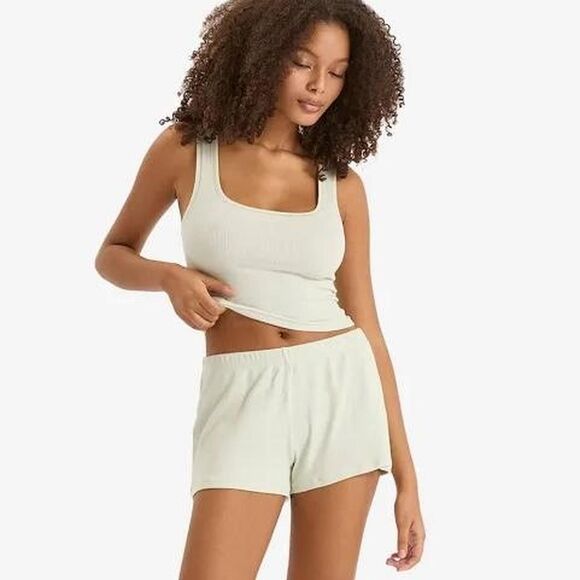 SKIMS Pants - NEW WITH TAGS SKIMS COTTON RIB LOOSE SHORT SIZE XS